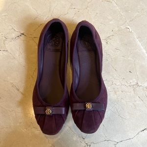 Purple Tori Burch flats